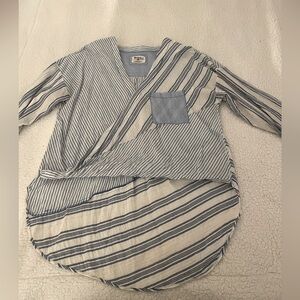 Anthropologie Holding Horses Chambray Shirt. Size Small.